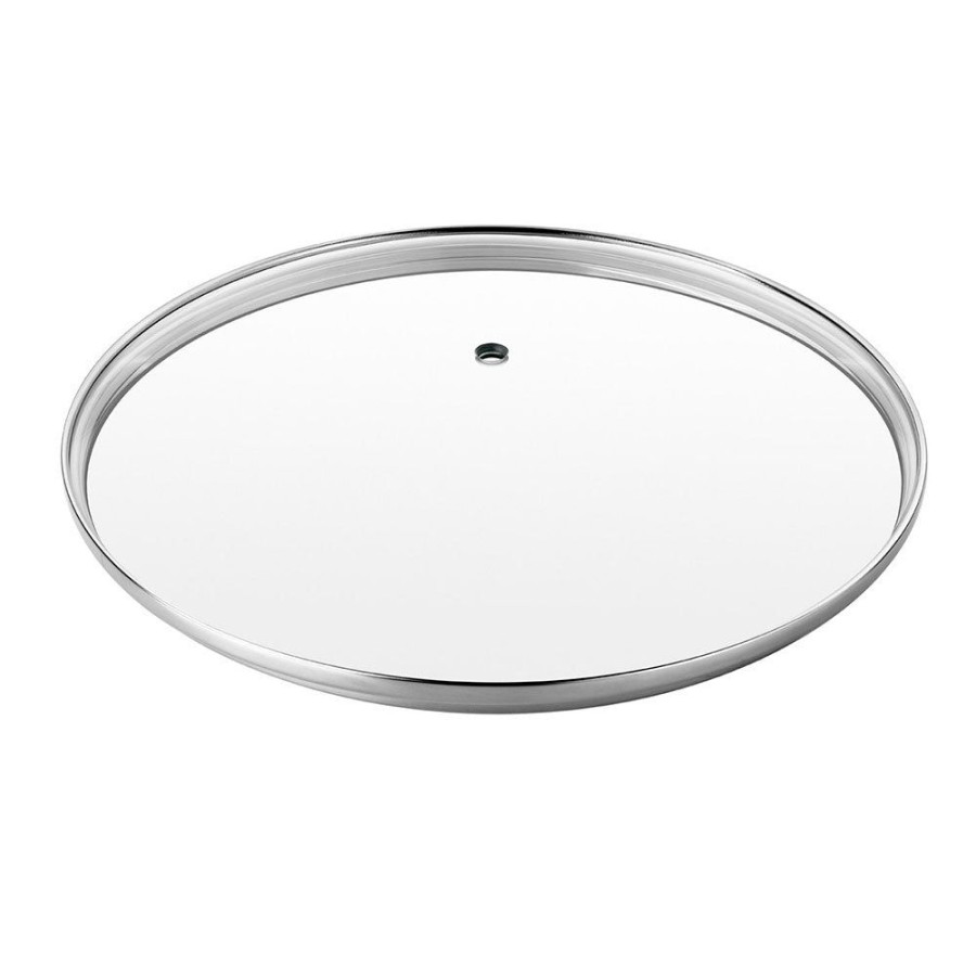 Cocina con BRA Tapa De Cristal Con Borde De Inox Online