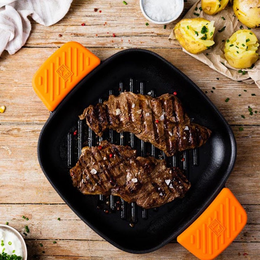 Cocina con BRA Parrilla Cuadrada Con Rayas Efficient Iron Online