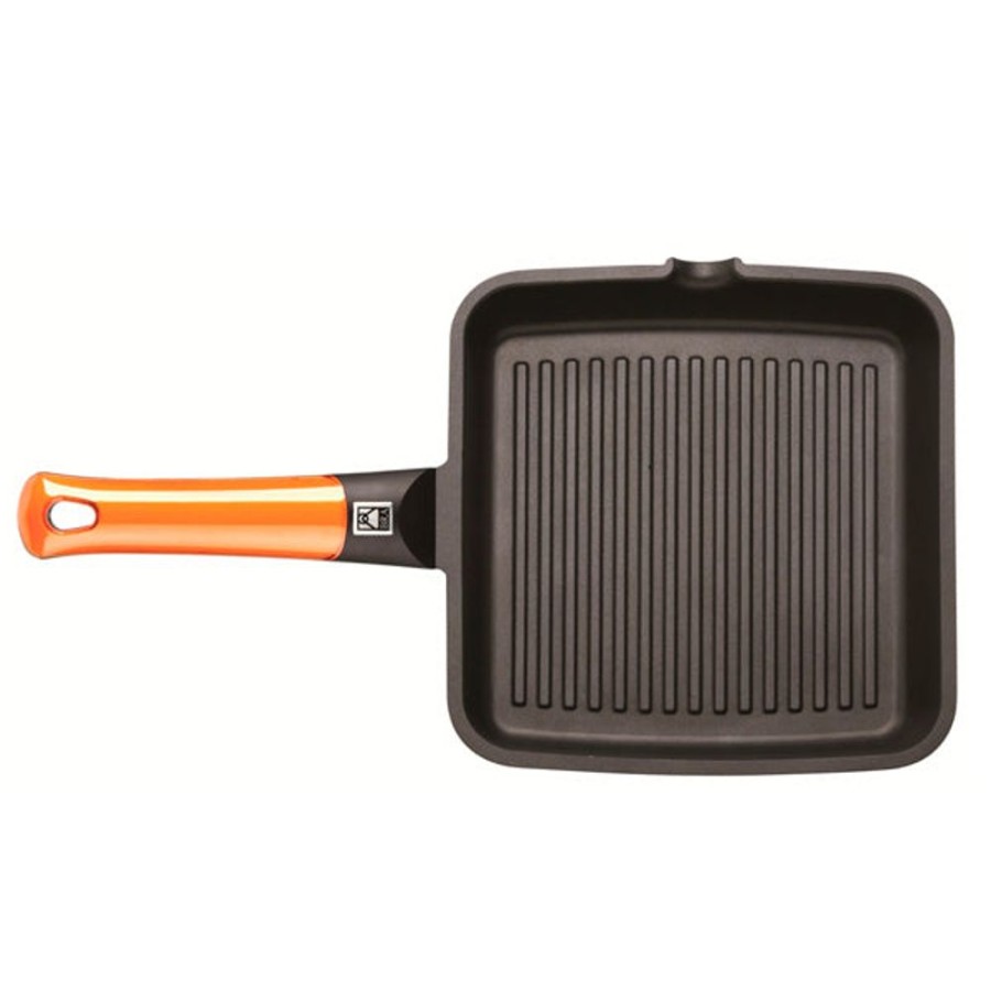 Cocina con BRA Grill Con Rayas Efficient Orange New