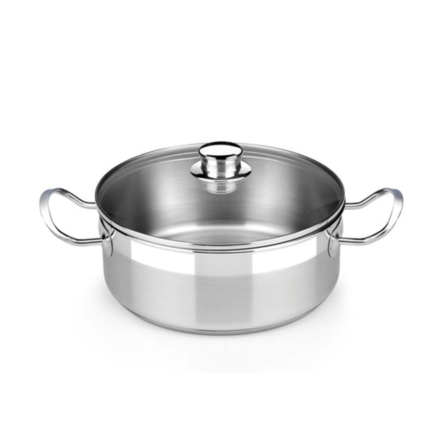 Cocina con BRA Bateria De Cocina 9 Piezas Profesional Con Tapa De Cristal Con Rustidera Online